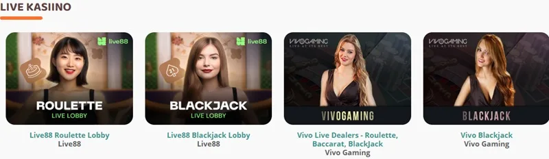 Live kasiino